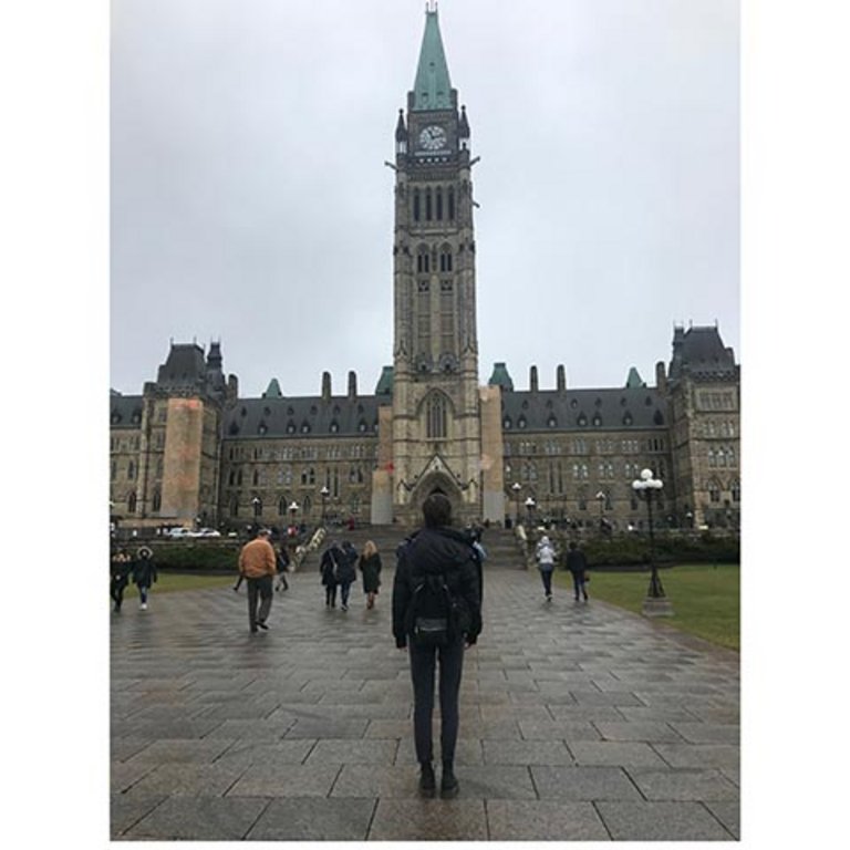 Kanada Schüleraustausch, Ausflug zum Paralament in Ottawa