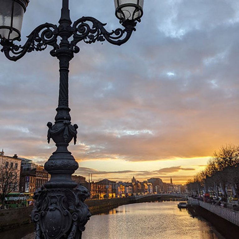 Europapraktikum-in-Dublin-Irland-Sonnenuntergang