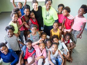 weltwaerts Freiwilligendienst in Suedafrika-Gruppenbild im Projekt der Amy Foundation