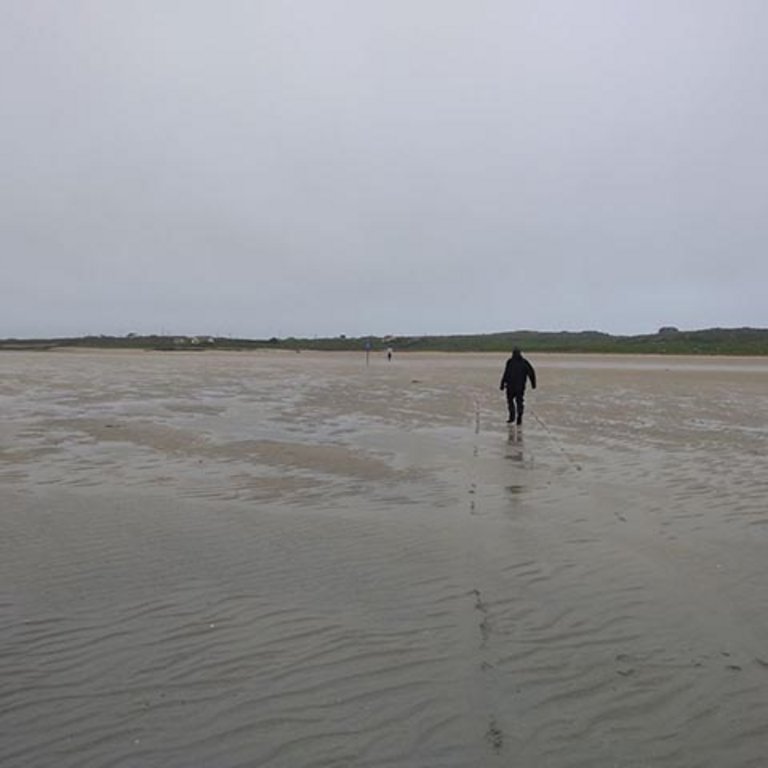 spazieren am Meer in Irland, Landwirtschaftspraktikum, Schülerpraktikum