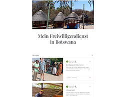 Blog Freiwilligendienst in Botswana