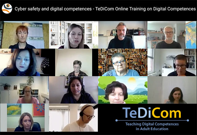 Participants Online Training on Digital Competences